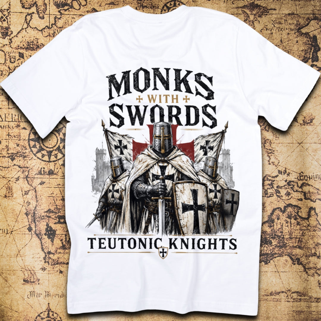 Monks With Swords - Teutonic Knights T-Shirt