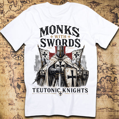 Monks With Swords - Teutonic Knights T-Shirt