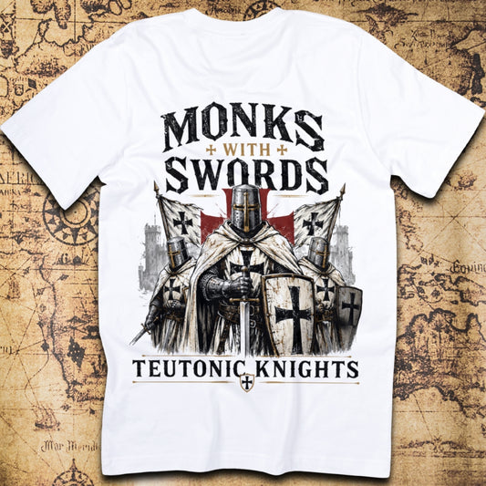 Monks With Swords - Teutonic Knights T-Shirt