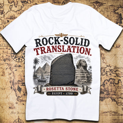 Rock-Solid Translation - Rosetta Stone T-Shirt