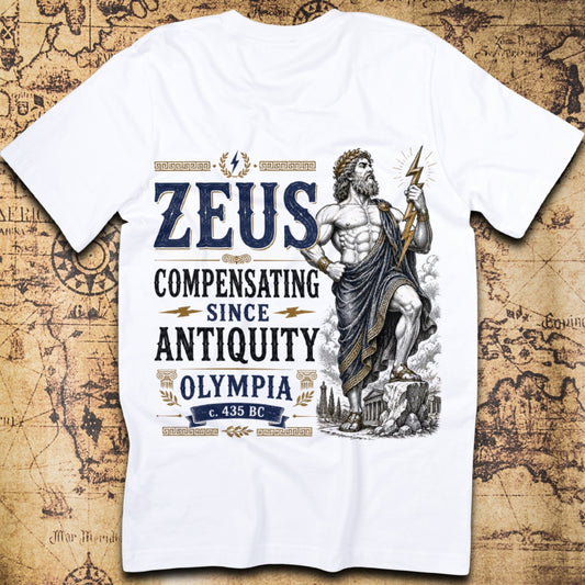 Zeus: Compensating Since Antiquity T-Shirt