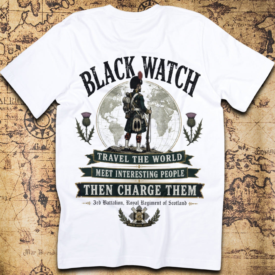 Black Watch Travel The World T-Shirt