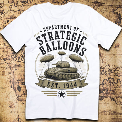 Department of Strategic Balloons WWII Tank T-Shirt