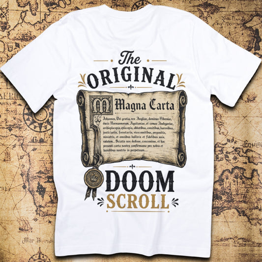 The Original Doom Scroll Magna Carta T-Shirt