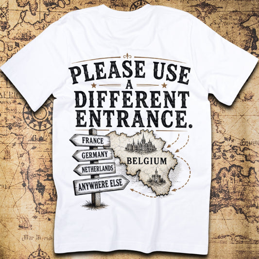 Different Entrance Belgium T-Shirt