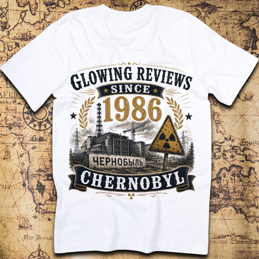 Glowing Reviews Since 1986 - Chernobyl T-Shirt