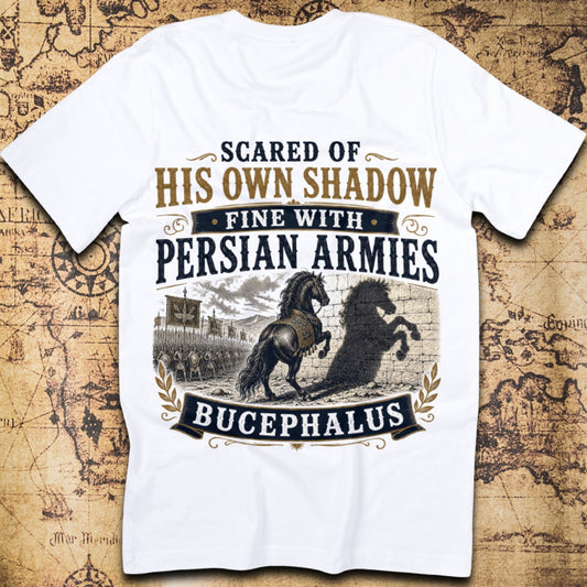 Scared Of His Own Shadow, Fine With Persian Armies T-Shirt