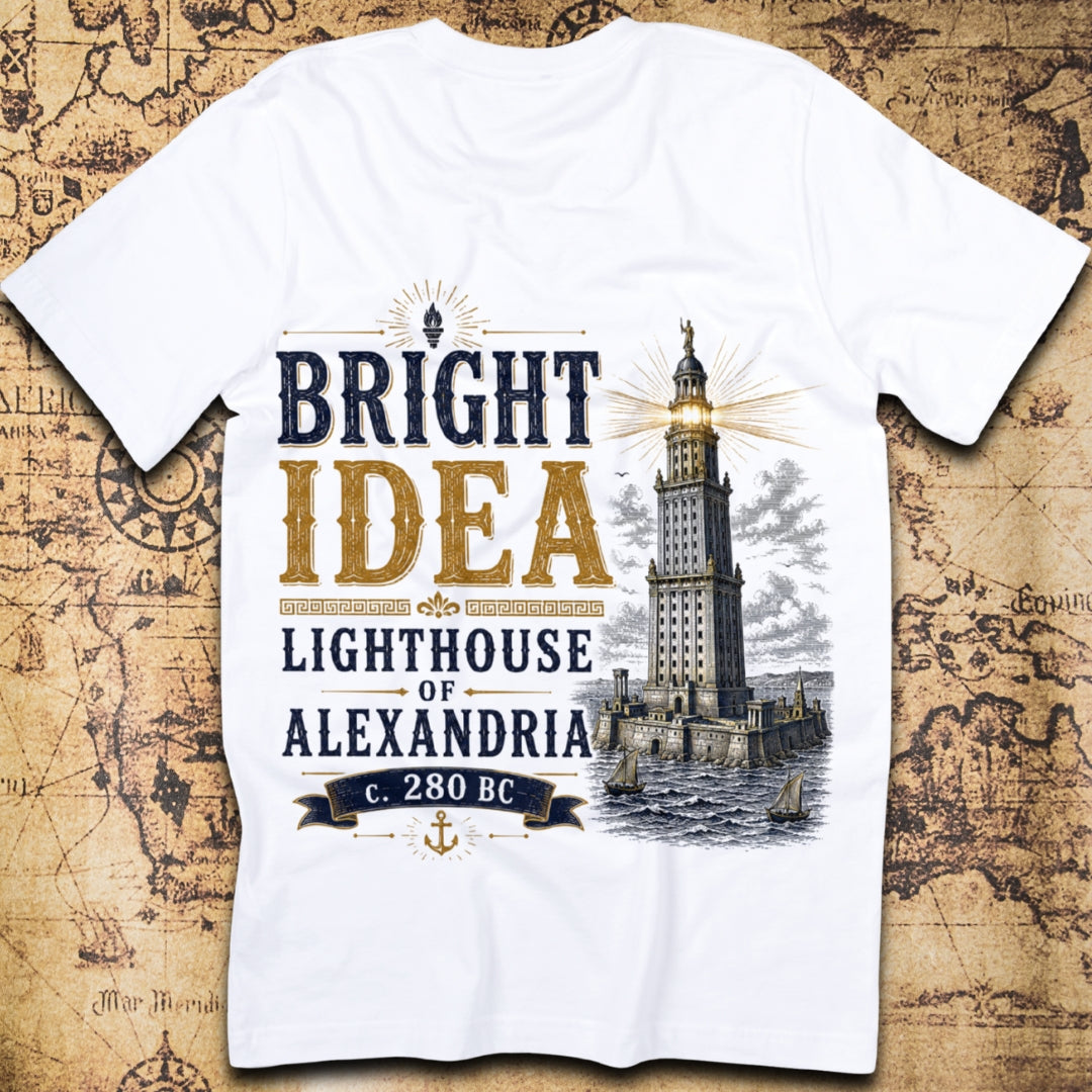 Bright Idea - Lighthouse of Alexandria T-Shirt