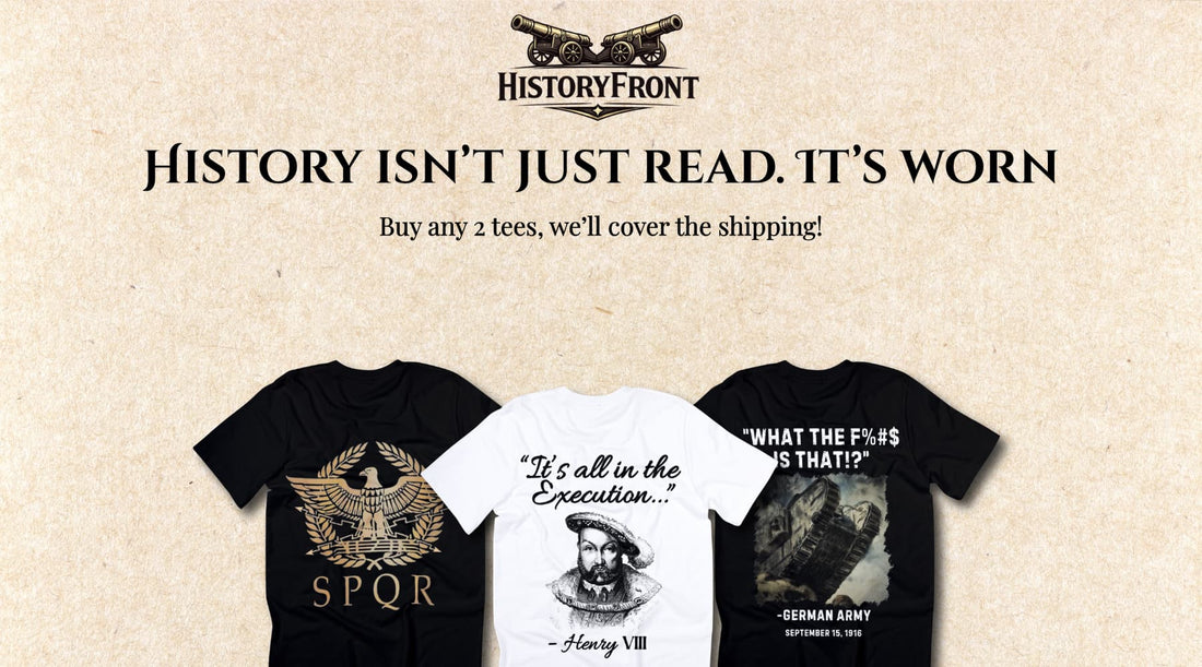 History Front | Original History T-Shirts & Gifts