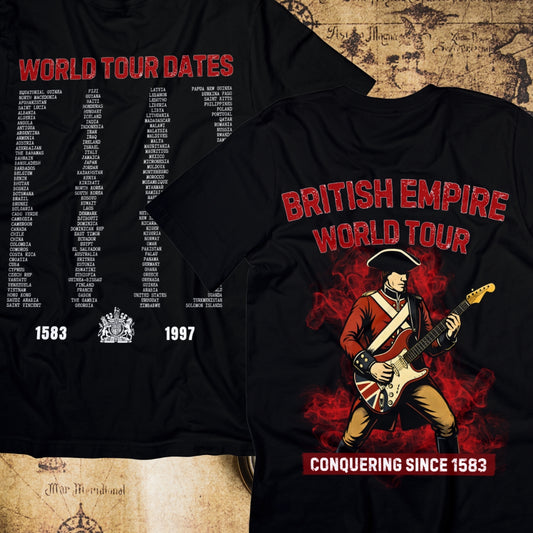 British Empire World Tour T-Shirt (Front & Back) T-Shirt
