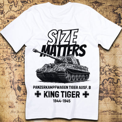 Size Matters – King Tiger Tank T-Shirt