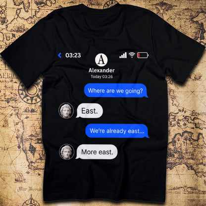 Alexander the Great Group Chat – New City Drop T-Shirt