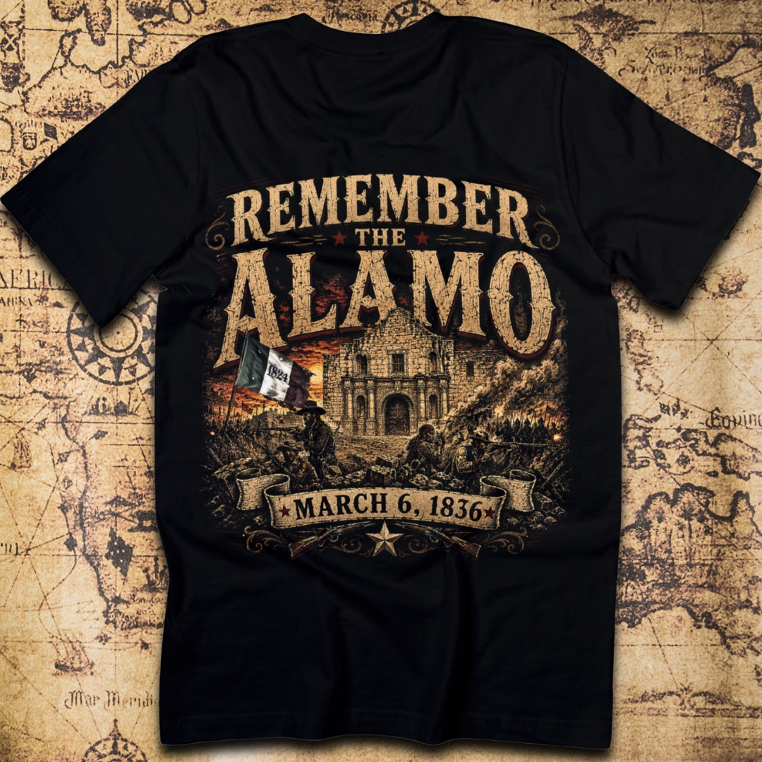 Remember the Alamo – Texas Revolution Tribute T-Shirt