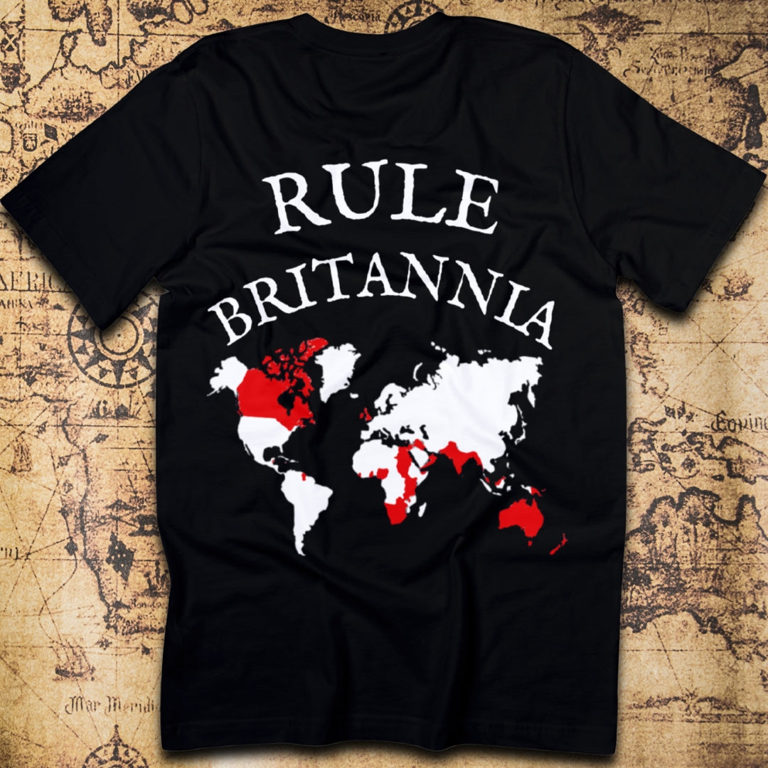 Rule Britannia — British Empire World Map T-Shirt