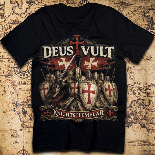 Knights Templar – Deus Vult T-Shirt