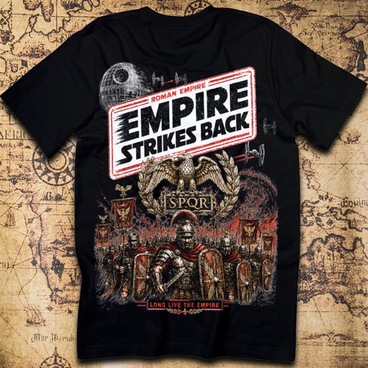 Rome Strikes Back – Roman Empire Star Wars Parody T-Shirt