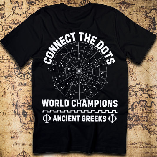 Connect the Dots World Champions – Ancient Greeks Constellation T-Shirt