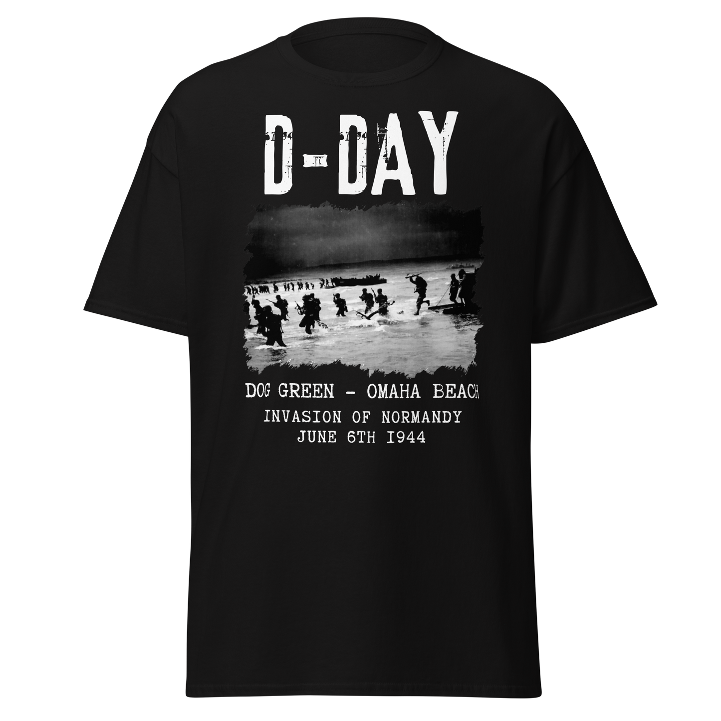 D-Day – Omaha Beach Landing 1944 Tribute T-Shirt
