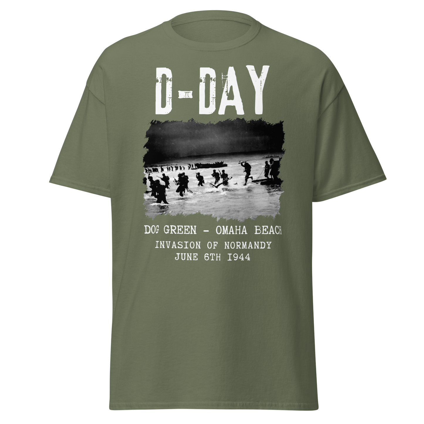 D-Day – Omaha Beach Landing 1944 Tribute T-Shirt