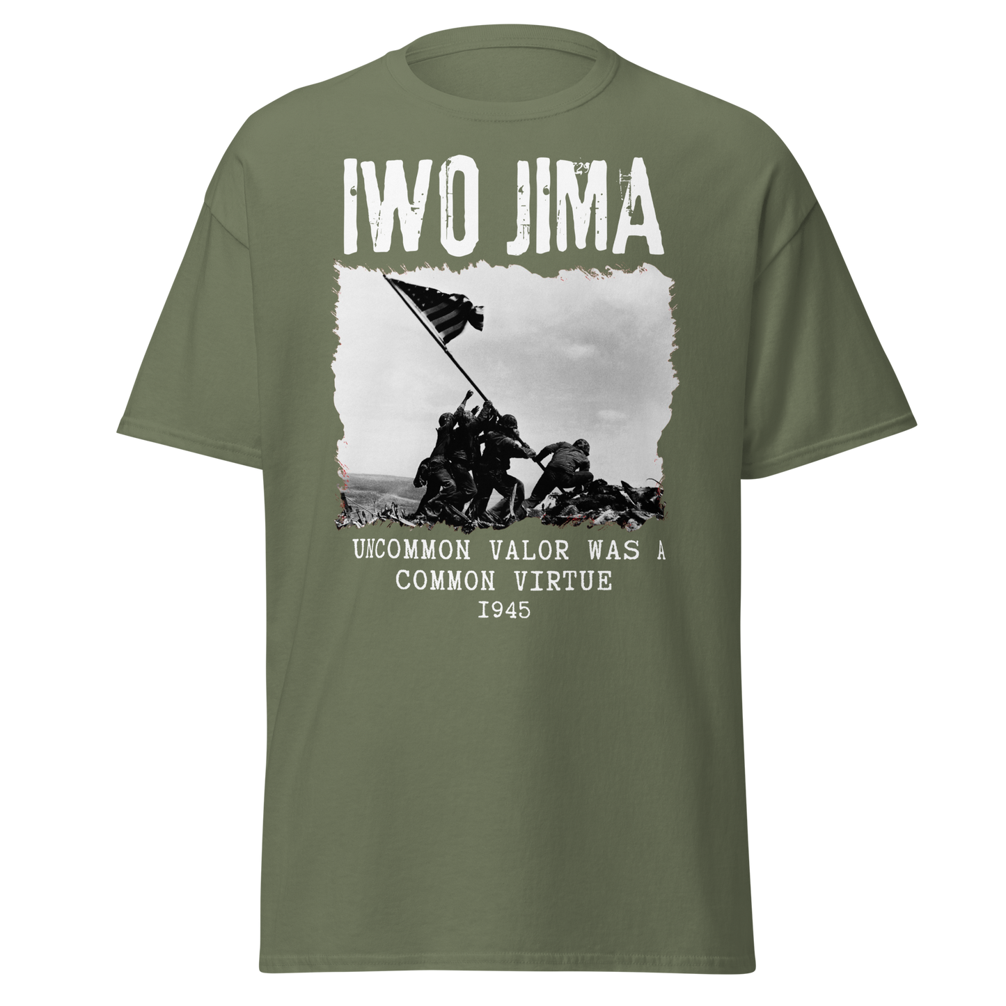 Iwo Jima – Flag Raising 1945 Tribute T-Shirt