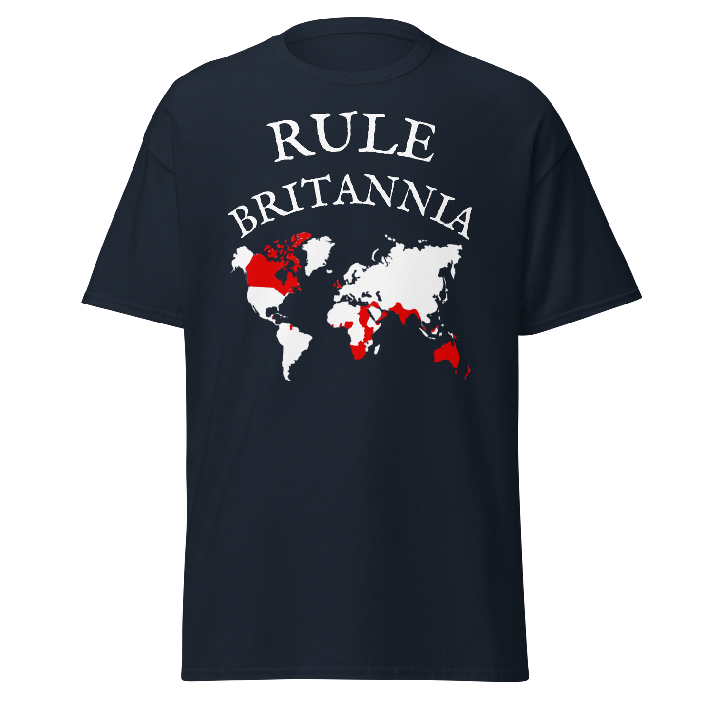 Rule Britannia — British Empire World Map T-Shirt