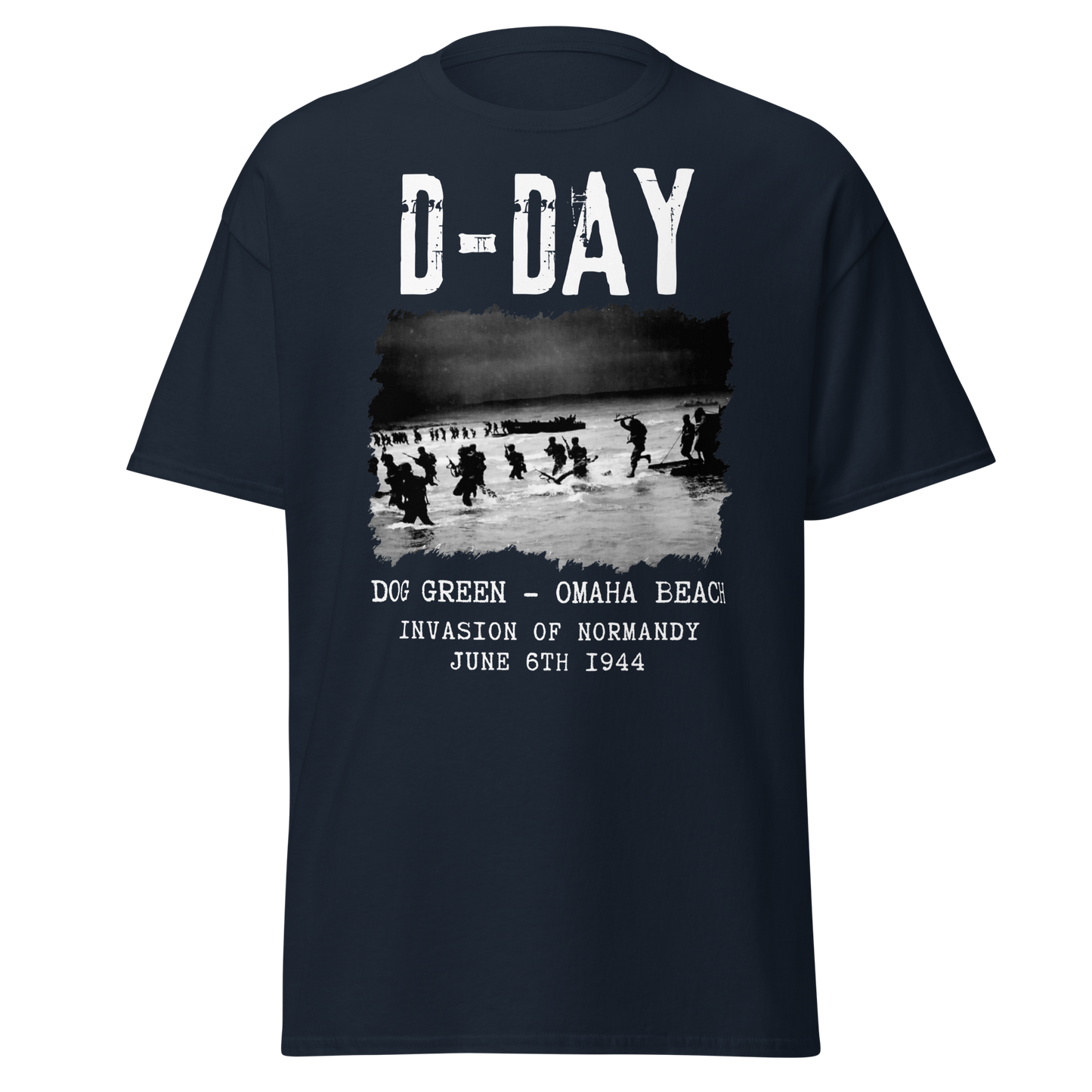 D-Day – Omaha Beach Landing 1944 Tribute T-Shirt