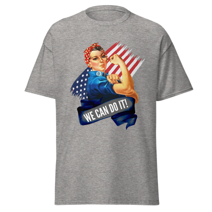 We Can Do It! T-Shirt – Rosie the Riveter WWII Tribute