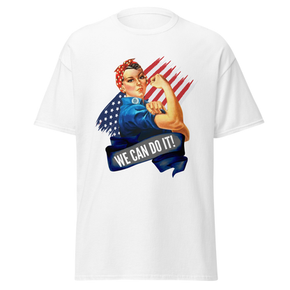 We Can Do It! T-Shirt – Rosie the Riveter WWII Tribute