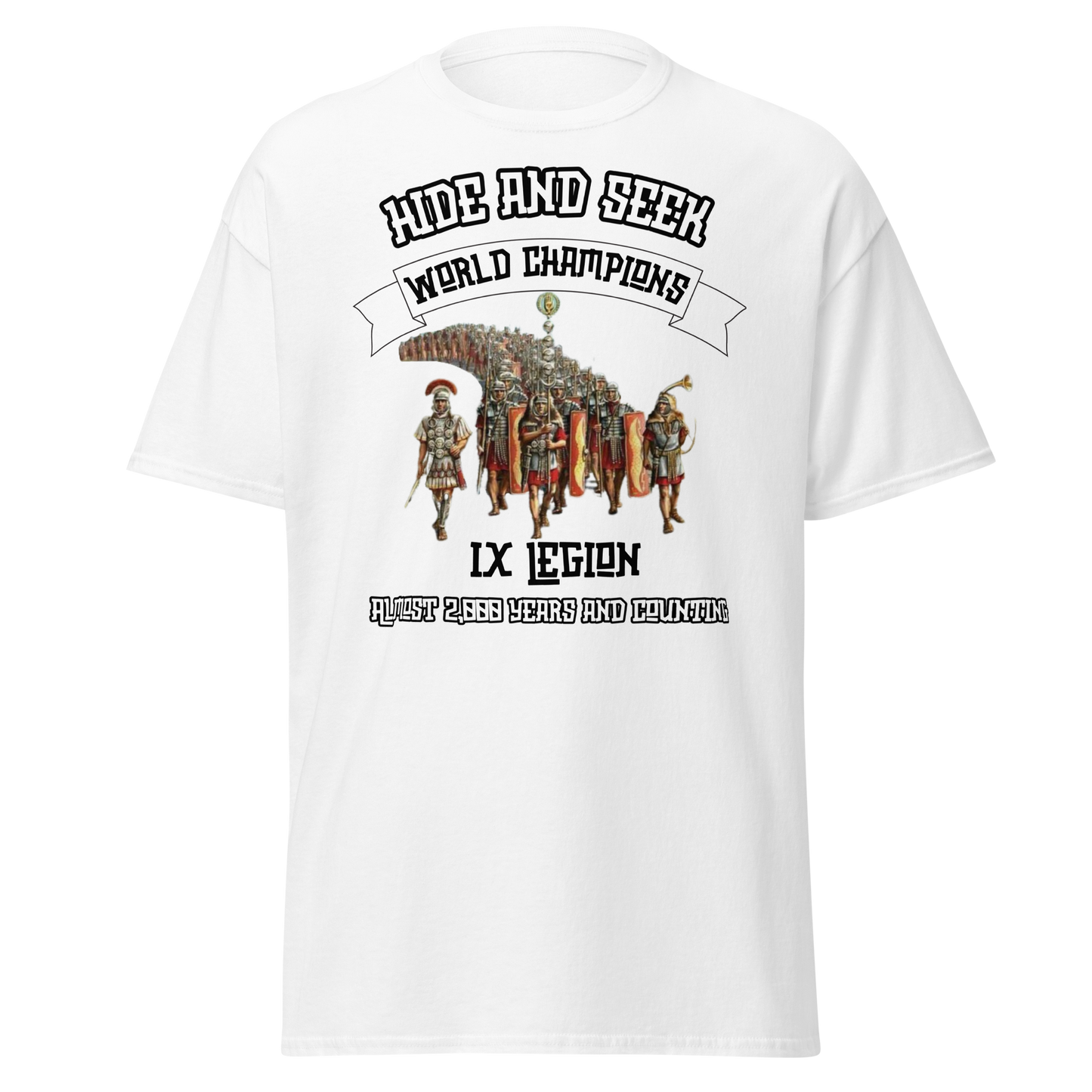 Roman IX Legion T-Shirt – Hide and Seek World Champions