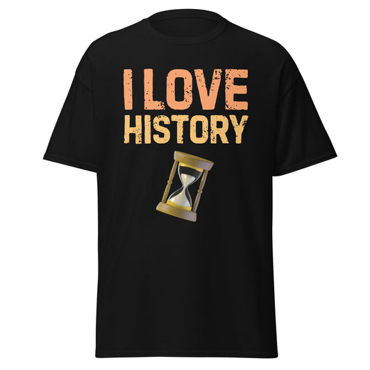 I Love History – Classic History Buff T-Shirt