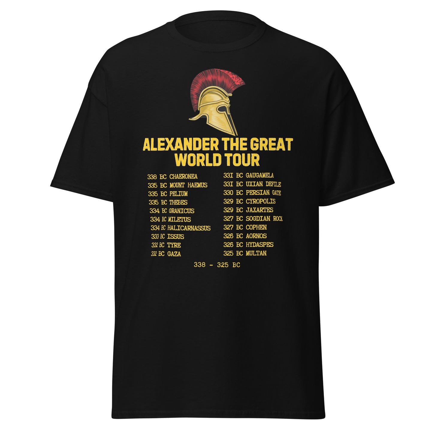 Alexander the Great – World Tour 323 BC T-Shirt