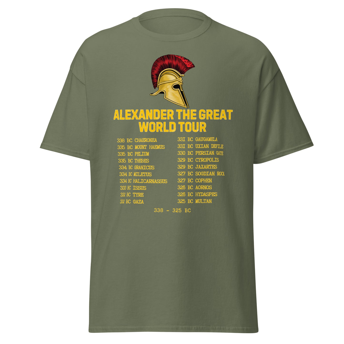 Alexander the Great – World Tour 323 BC T-Shirt
