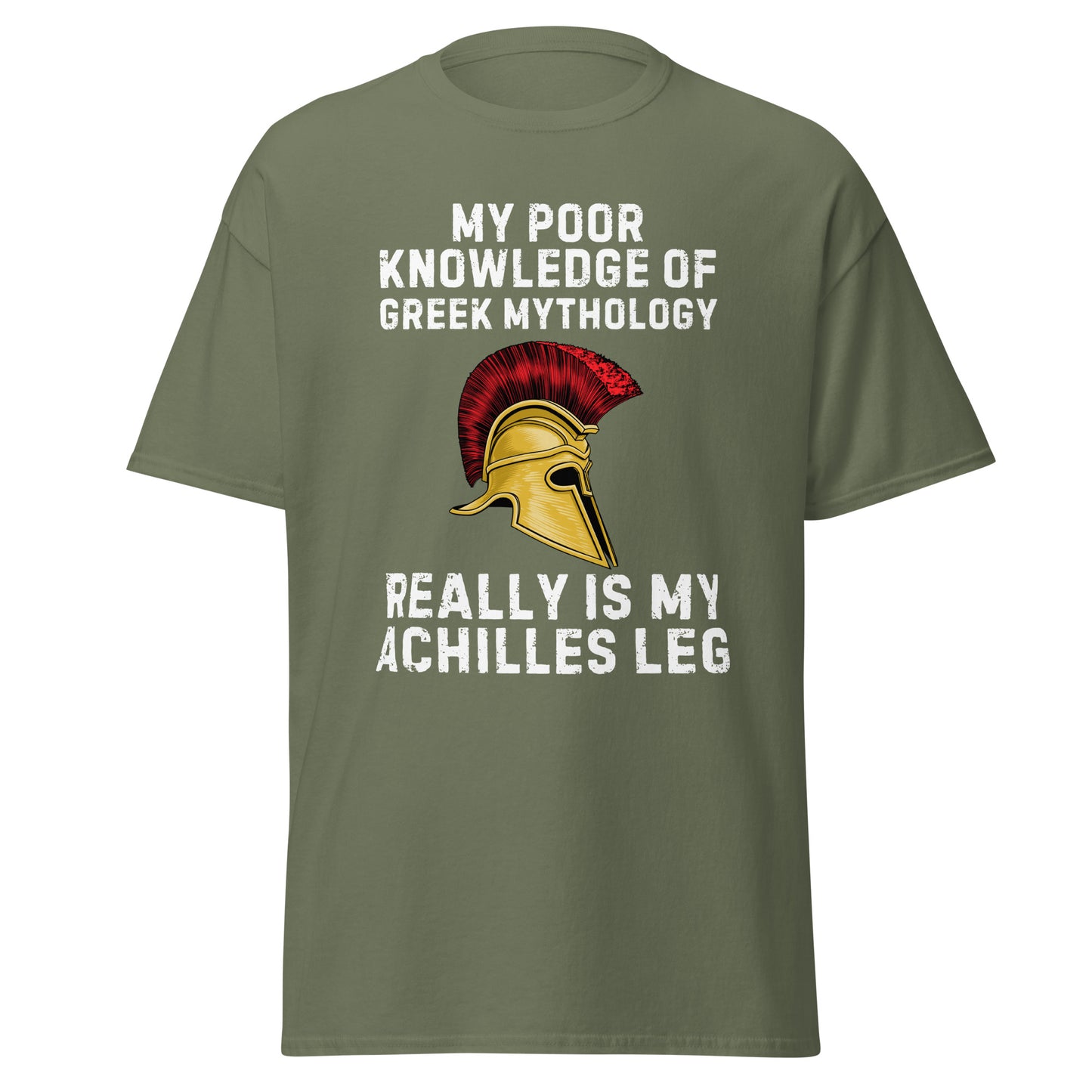 My Achilles Leg – Greek Mythology Joke T-Shirt