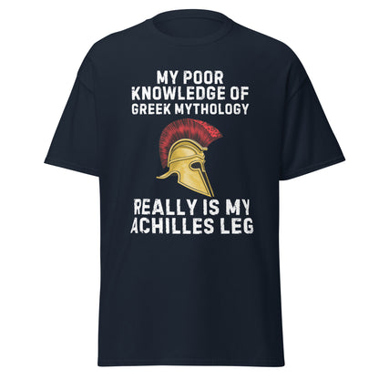 My Achilles Leg – Greek Mythology Joke T-Shirt