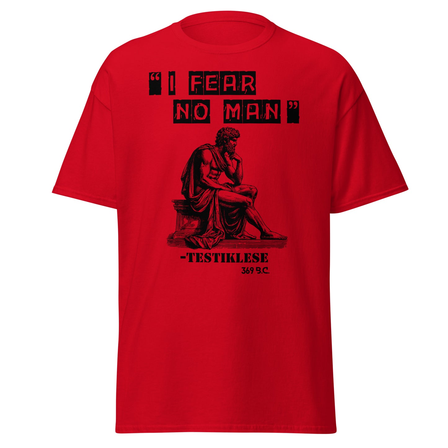 I Fear No Man – Testiklese T-Shirt