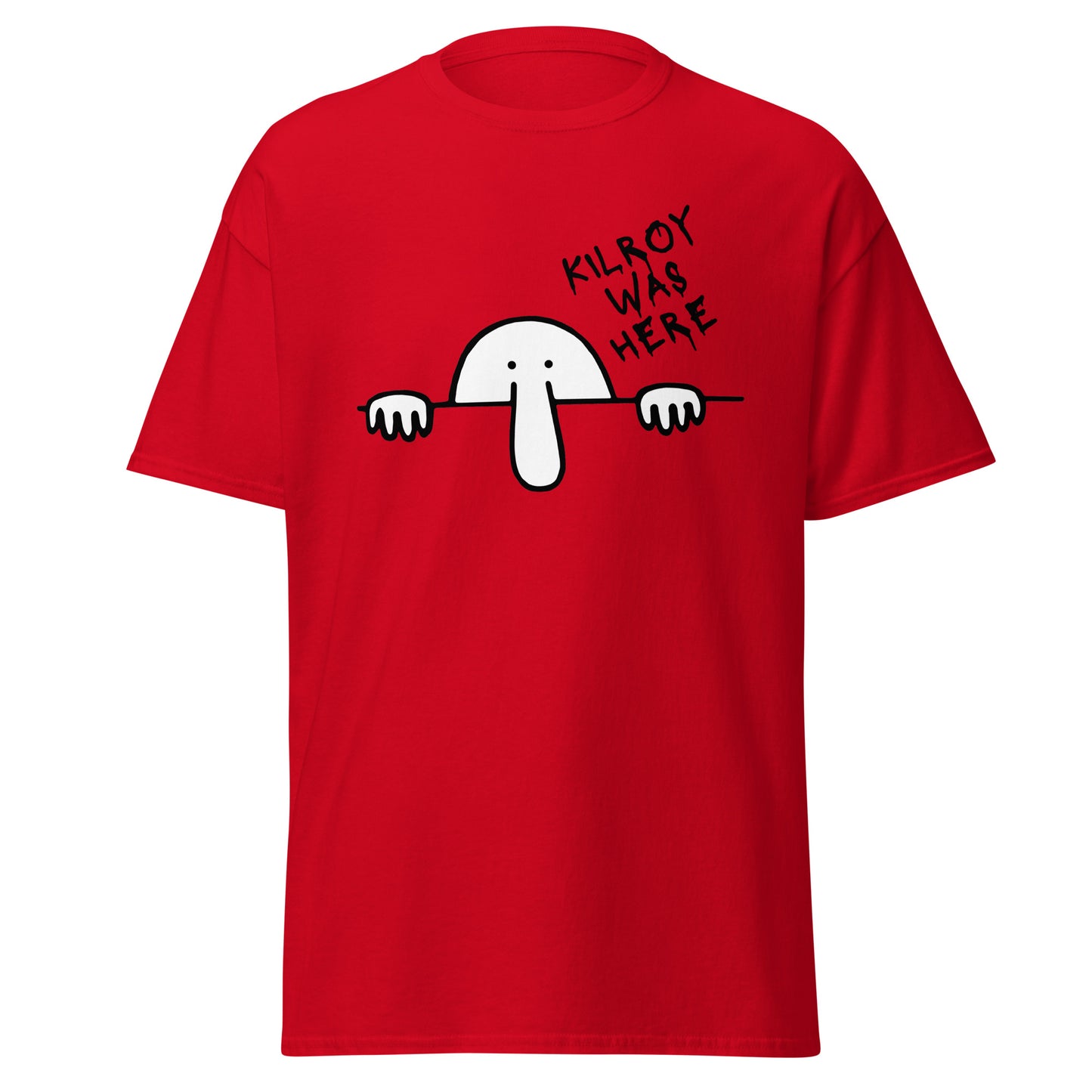 Kilroy Was Here – WWII Graffiti Icon T-Shirt