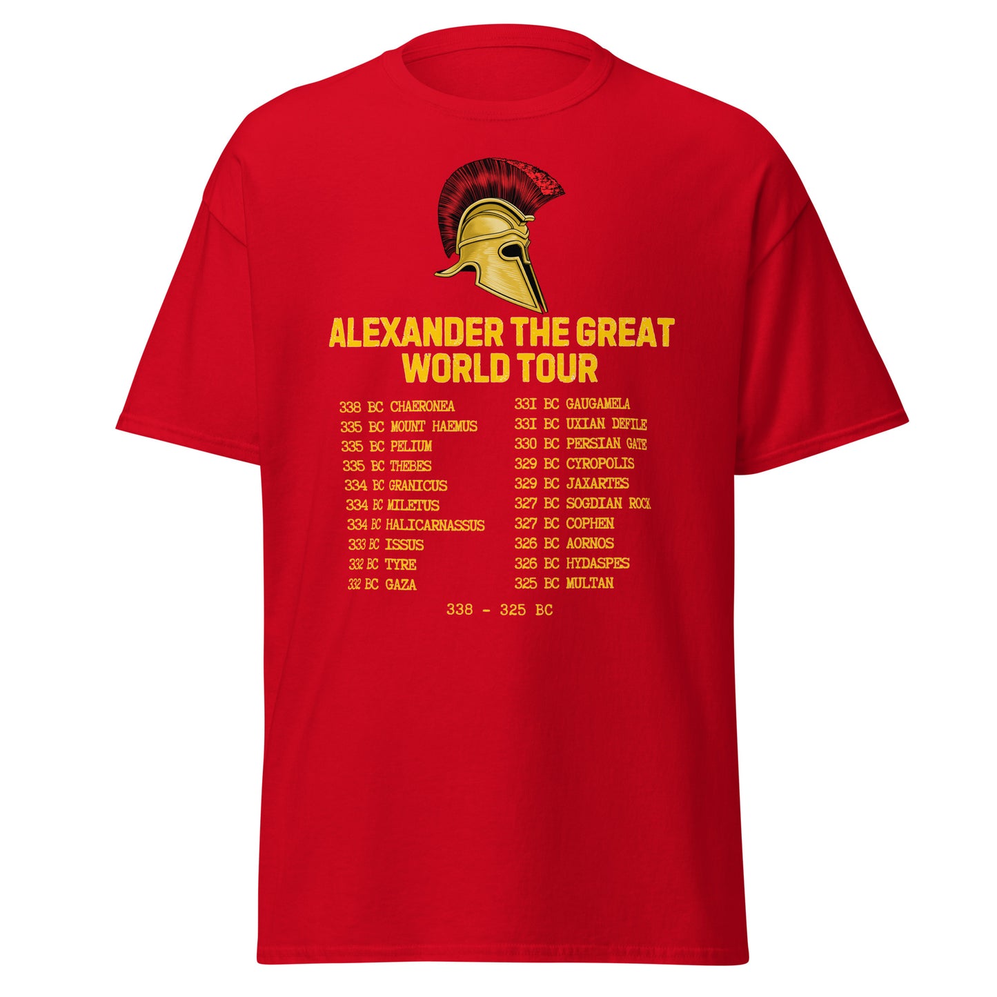 Alexander the Great – World Tour 323 BC T-Shirt