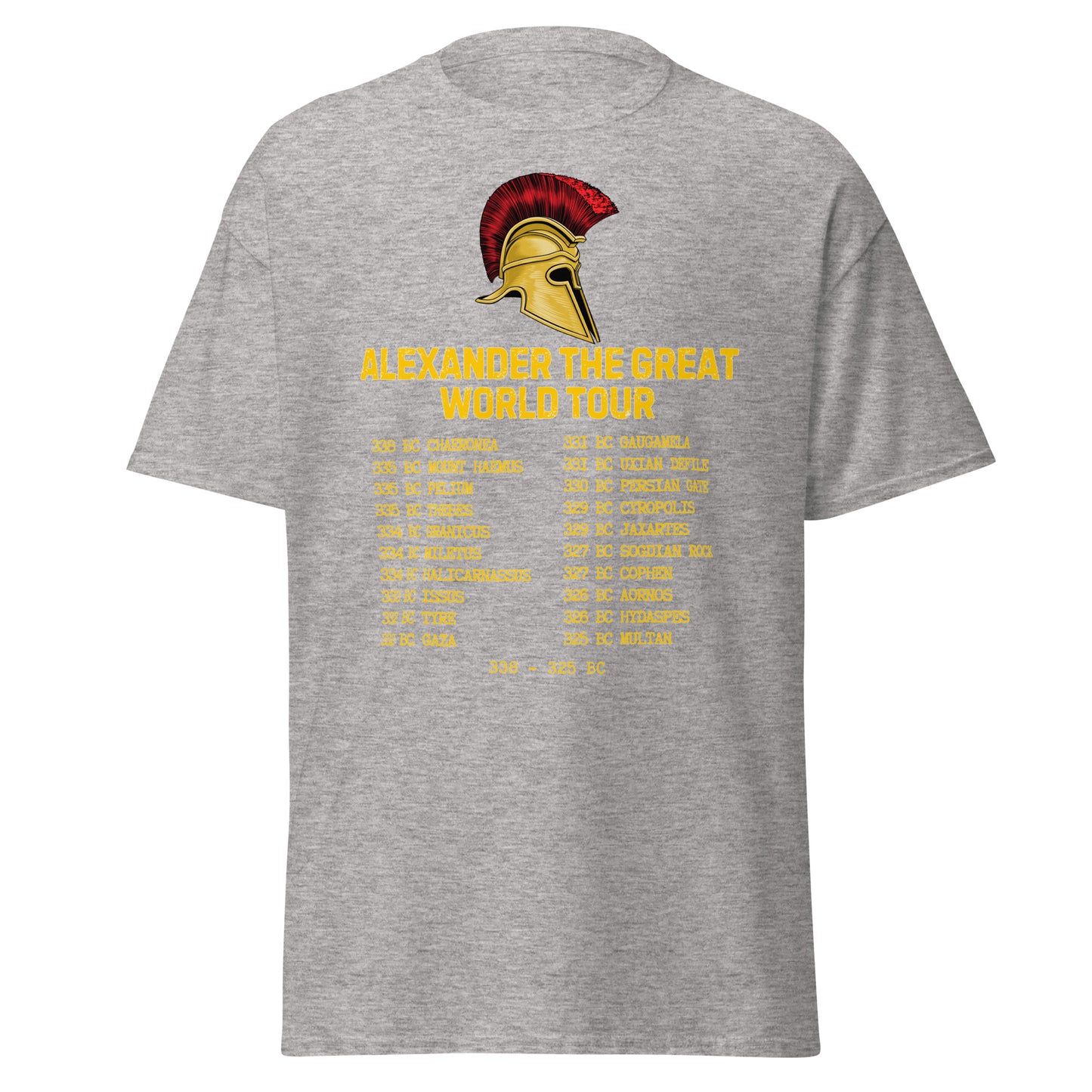 Alexander the Great – World Tour 323 BC T-Shirt