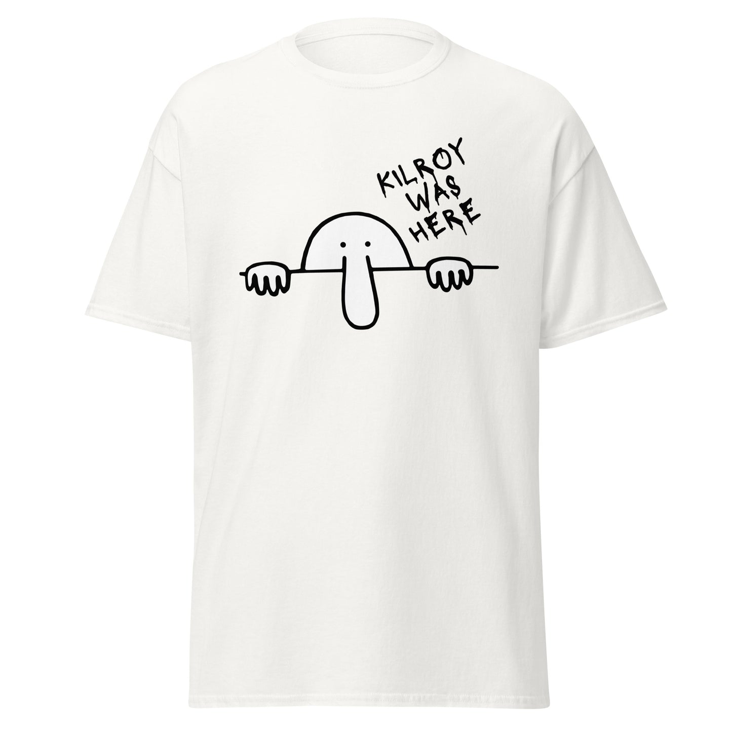 Kilroy Was Here – WWII Graffiti Icon T-Shirt